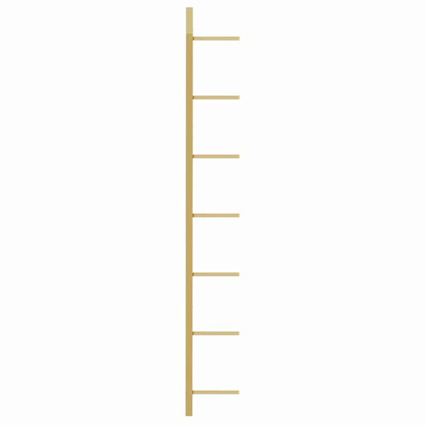Wand-Weinregal für 7 Flaschen, Golden