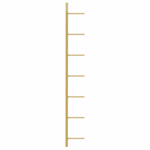 Goldene Wand-Weinregale für 7 Flaschen (2er-Set)