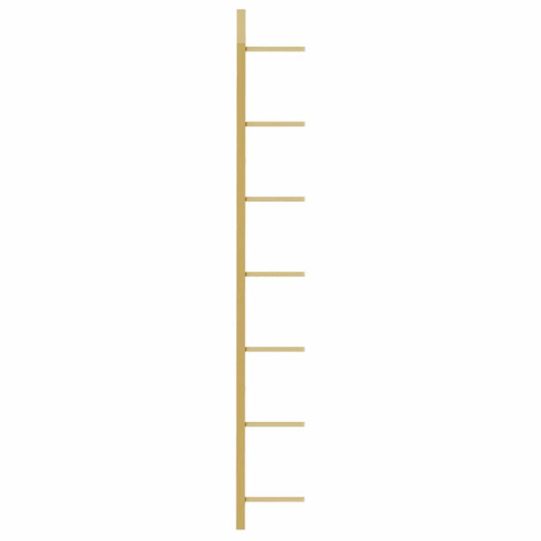Goldene Wand-Weinregale für 7 Flaschen (2er-Set)