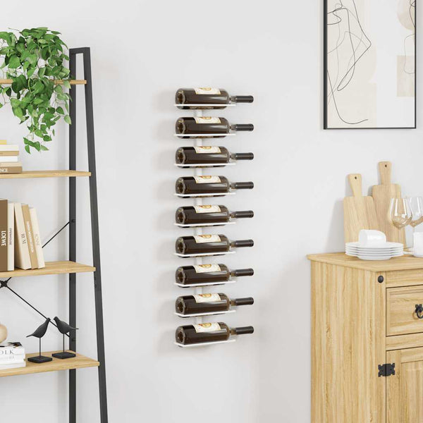 Wand Weinregal für 9 Flaschen
