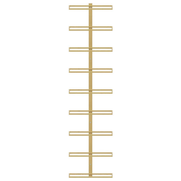 Wand Weinregal Golden für 9 Flaschen, 2er-Set