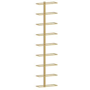 Wand Weinregal Golden für 9 Flaschen, 2er-Set