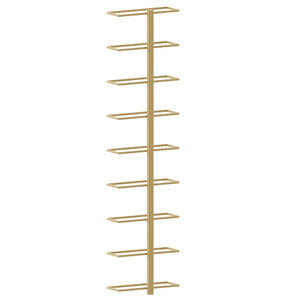 Wand Weinregal Golden für 9 Flaschen, 2er-Set