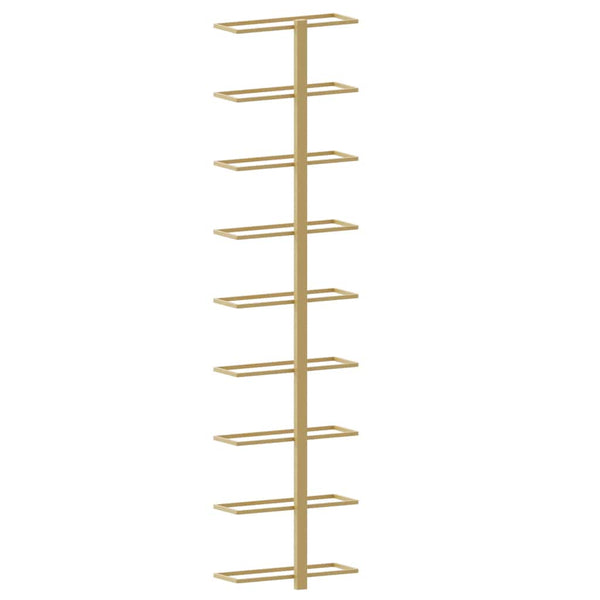 Wand Weinregal Golden für 9 Flaschen, 2er-Set