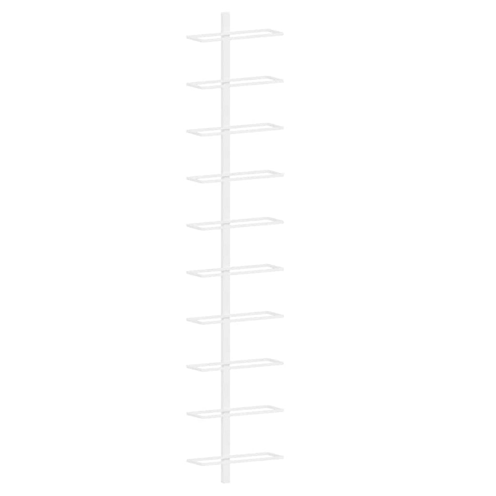 Wand Weinregal für 10 Flaschen, Weiß