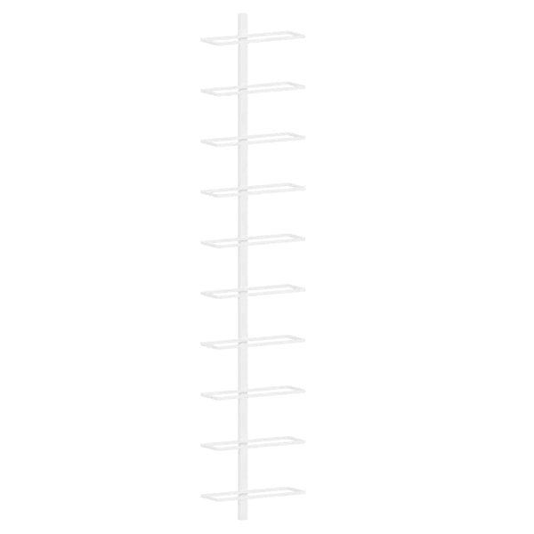 Wand Weinregal für 10 Flaschen, Weiß