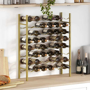 Weinregal Golden Metall für 48 Flaschen