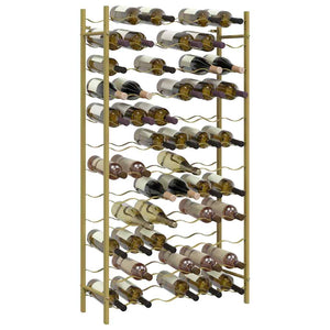 Weinregal Golden Metall für 72 Flaschen