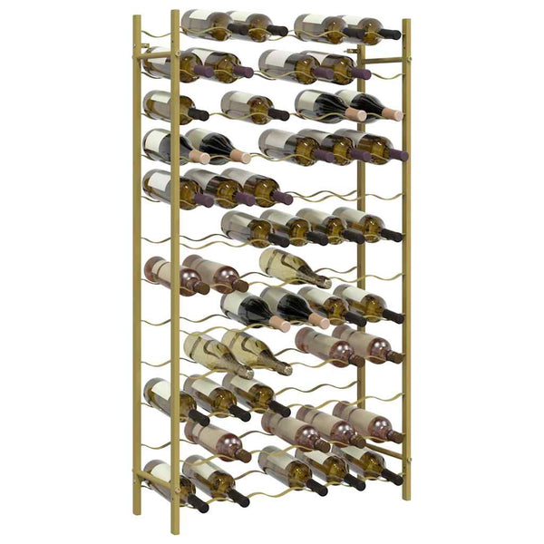 Weinregal Golden Metall für 72 Flaschen