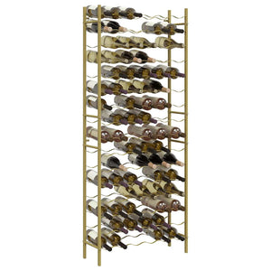 Weinregal für 96 Flaschen, Goldenes Metall