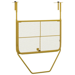 Goldener Balkontisch 60x40 cm Stahl