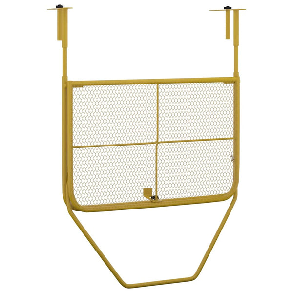 Goldener Balkontisch 60x40 cm Stahl