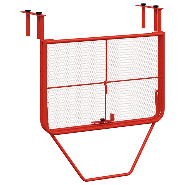 Klappbarer Balkontisch Rot 60x40 cm