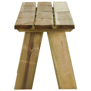 Gartenbank 220 cm Massivholz Kiefer Imprägniert