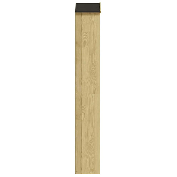 Geräteschuppen 40x33x222 cm Kiefernholz Imprägniert