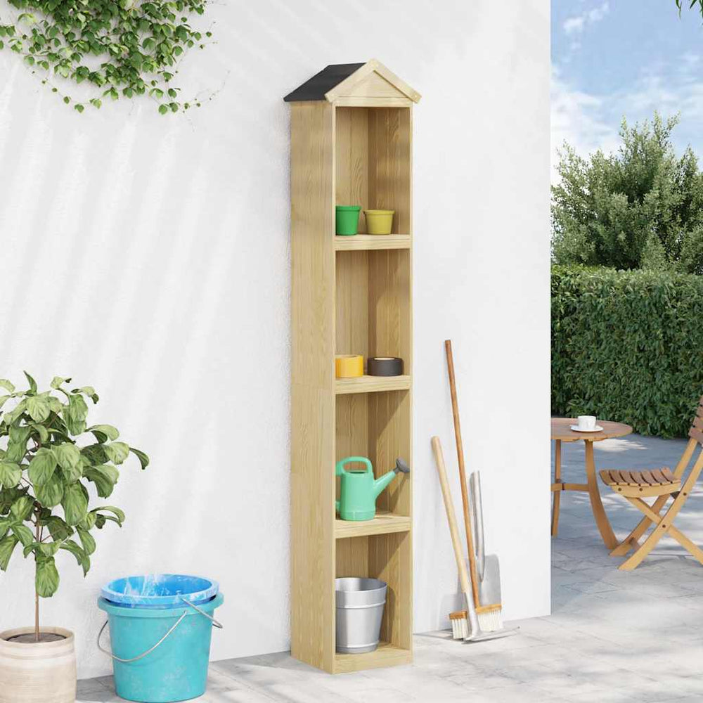 vidaXL Abri de jardin 40x33x222 cm en pin imprégné