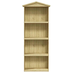 Geräteschuppen 87x33x222 cm Kiefernholz Imprägniert
