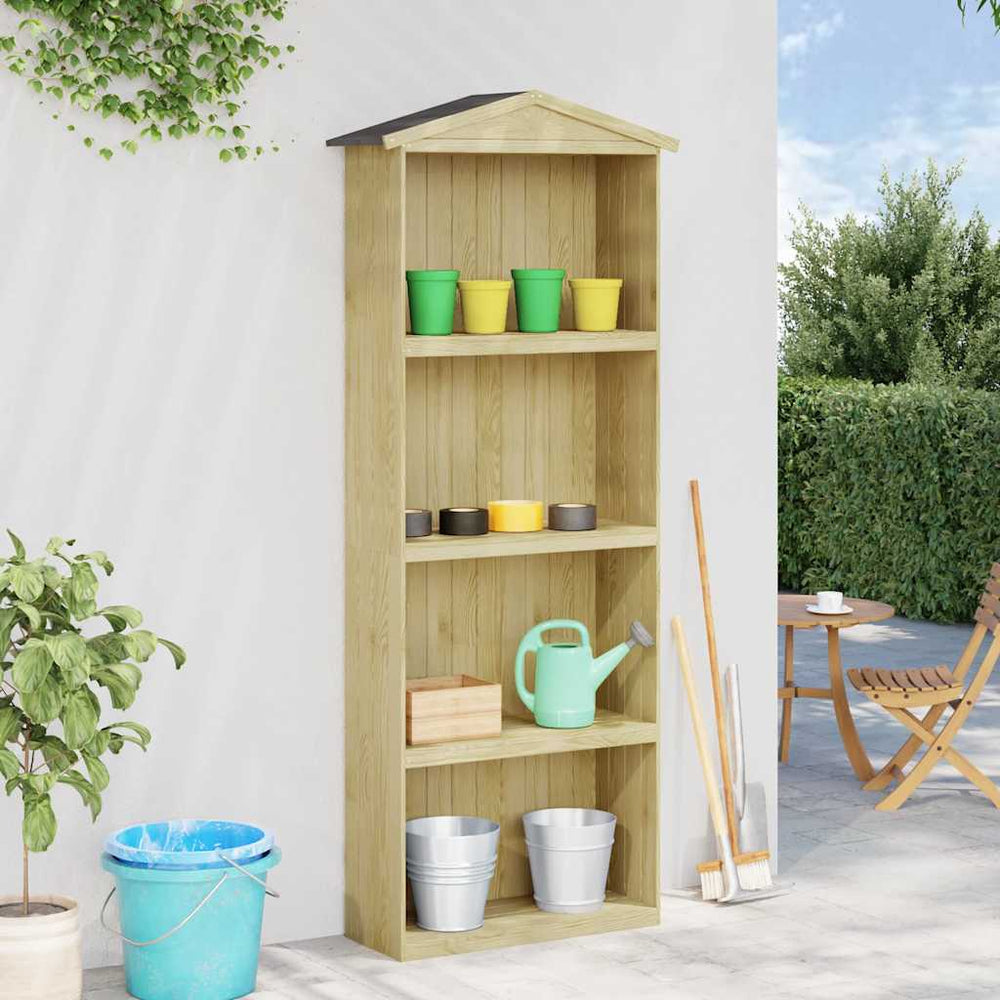 vidaXL Abri de jardin 87x33x222 cm Bois de pin Imprégné