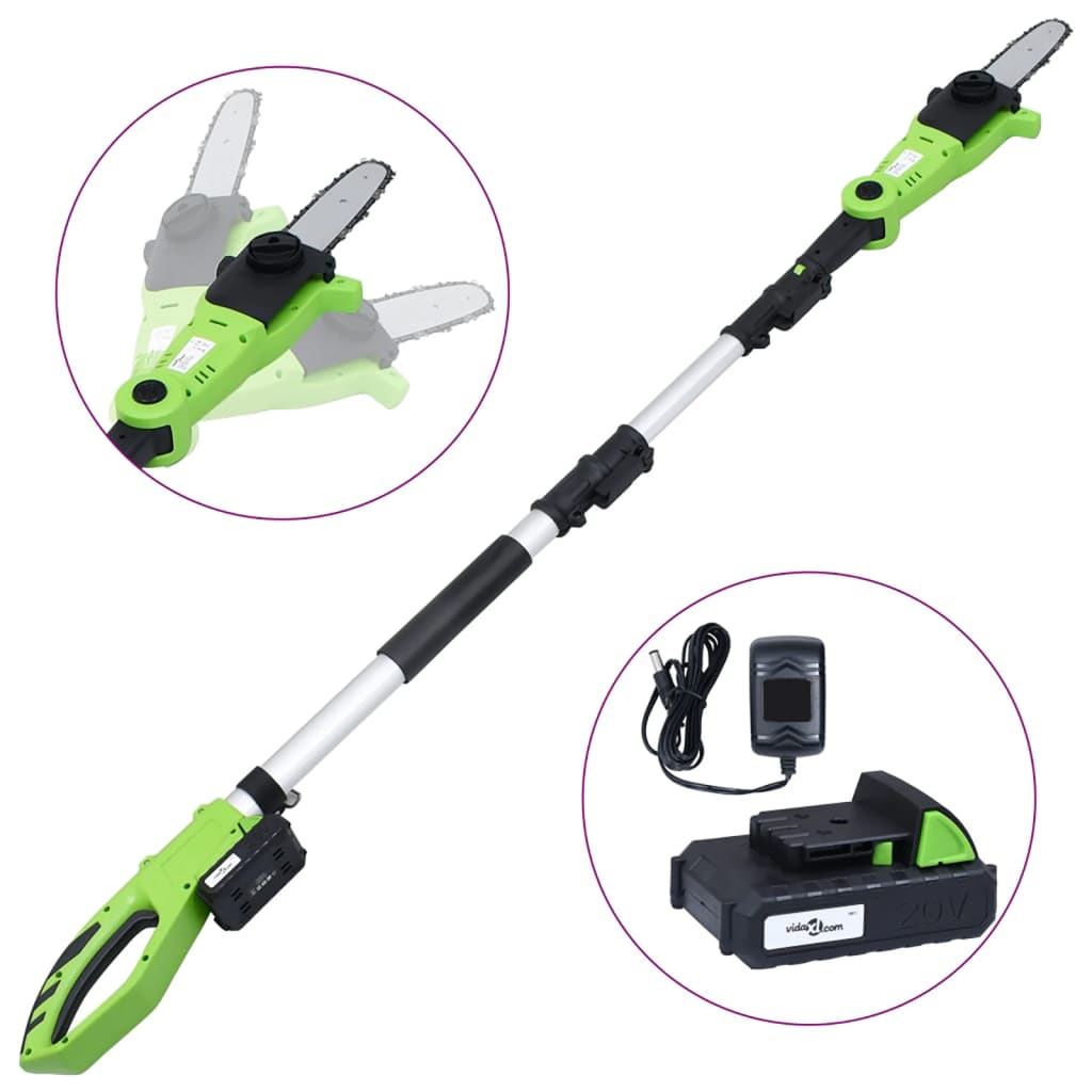 Akku-Hochentaster mit Akkusatz 20V 1500 mAh Li-Ionen