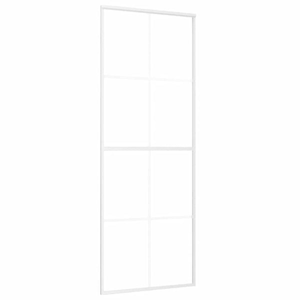 Schiebetür ESG-Glas und Aluminium 76x205 cm Schwarz