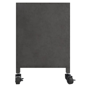 Silberner TV-Schrank 110 cm aus Eisen