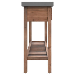 Massivholz Konsolentisch, 110cm