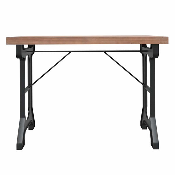 Esstisch Massivholz Tanne Eisen 110 cm