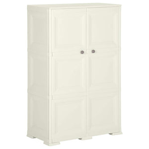 Kunststoffschrank Holzdesign Vanilleeis 125cm