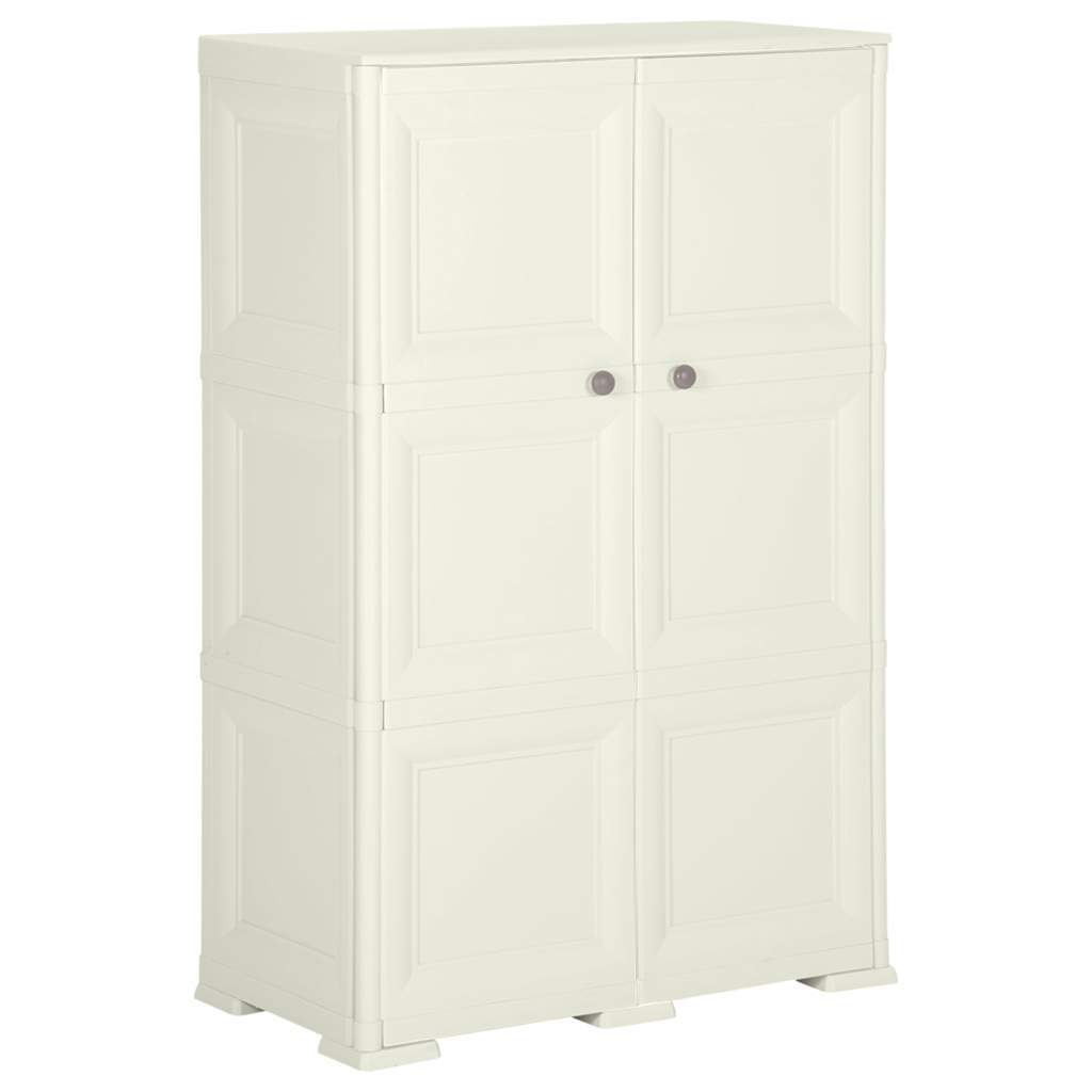 Kunststoffschrank Holzdesign Vanilleeis 125cm