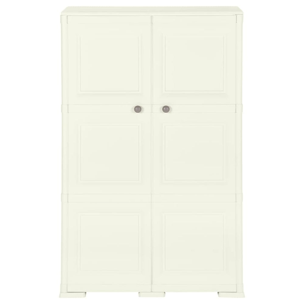 Kunststoffschrank Holzdesign Vanilleeis 125cm