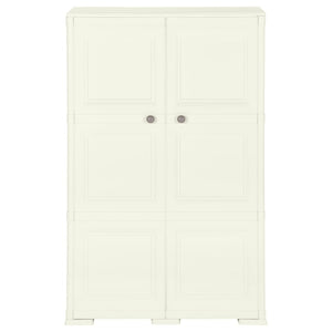 Kunststoffschrank Holzdesign Vanilleeis 125cm