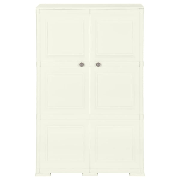 Kunststoffschrank Holzdesign Vanilleeis 125cm