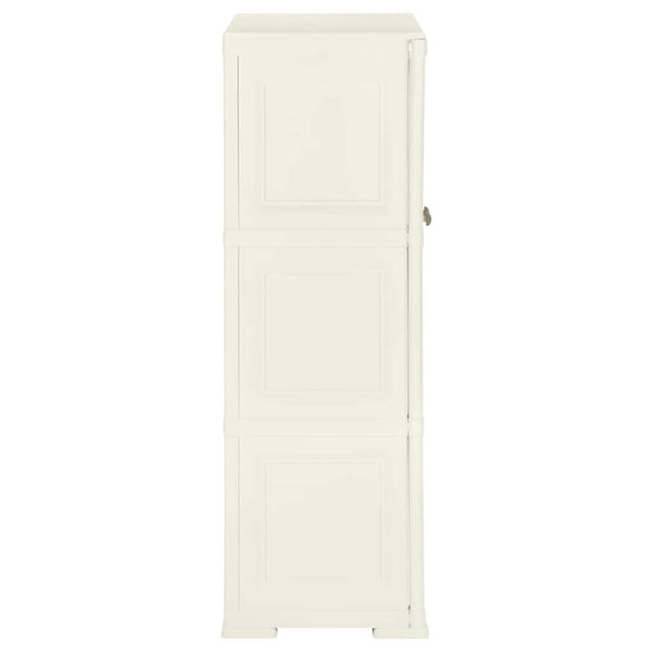 Kunststoffschrank Holzdesign Vanilleeis 125cm