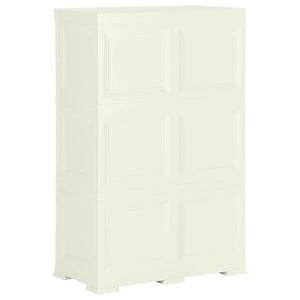 Kunststoffschrank Holzdesign Vanilleeis 125cm