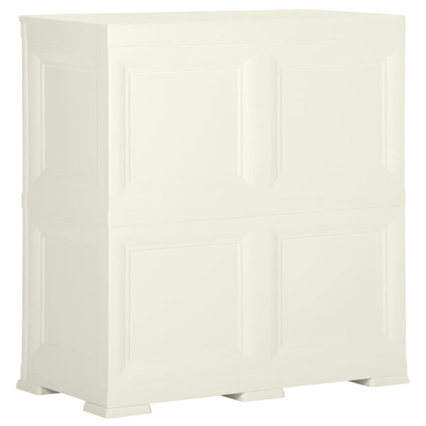 Kunststoffschrank Holzdesign Vanilleeis