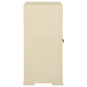 Kunststoffschrank Holzdesign Angora-Weiß 79 cm