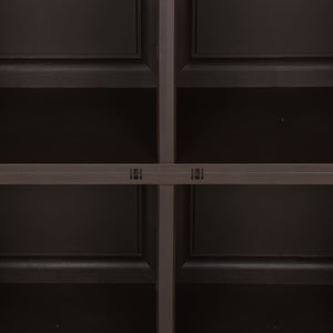 Kunststoffschrank Holzdesign Braun 79x43x85,5 cm