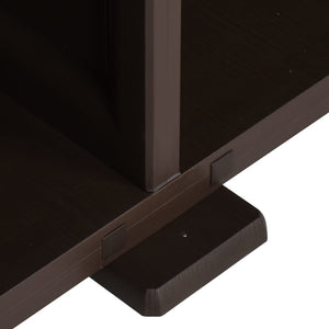 Kunststoffschrank Holzdesign Braun 79x43x85,5 cm