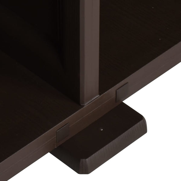 Kunststoffschrank Holzdesign Braun 79x43x85,5 cm