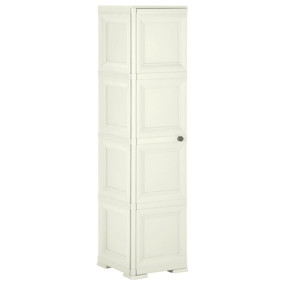 Kunststoffschrank Holzdesign Vanilleeis 164 cm