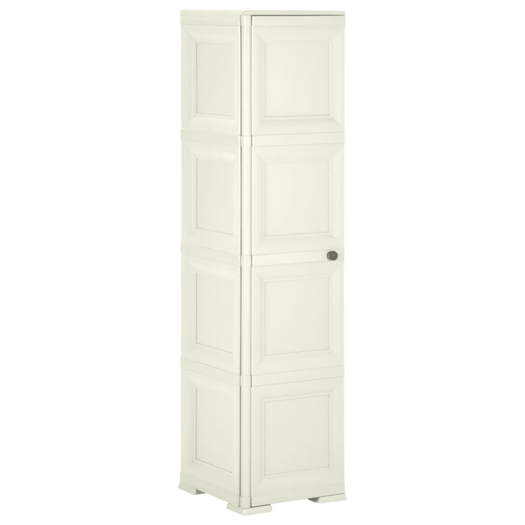 Kunststoffschrank Holzdesign Vanilleeis 164 cm