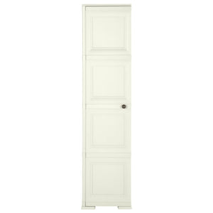 Kunststoffschrank Holzdesign Vanilleeis 164 cm