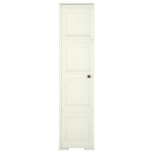 Kunststoffschrank Holzdesign Vanilleeis 164 cm
