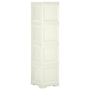 Kunststoffschrank Holzdesign Vanilleeis 164 cm