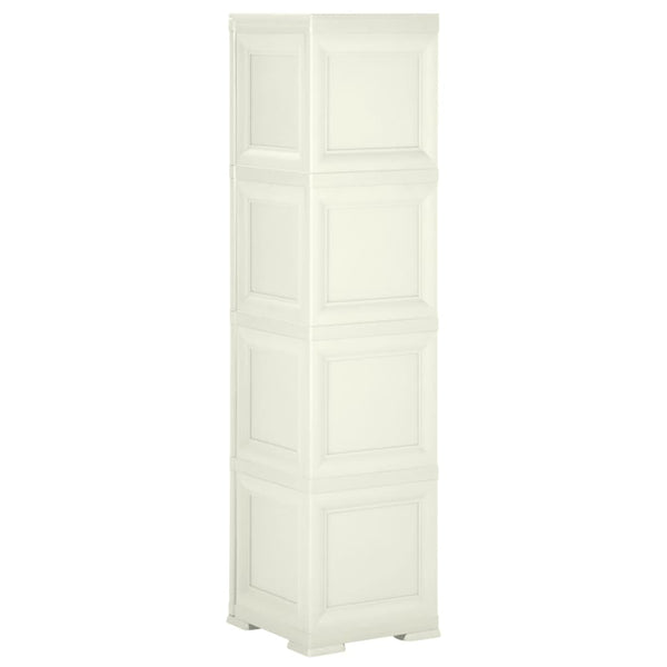 Kunststoffschrank Holzdesign Vanilleeis 164 cm