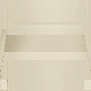 Kunststoffschrank Holzdesign Angora-Weiß 164cm