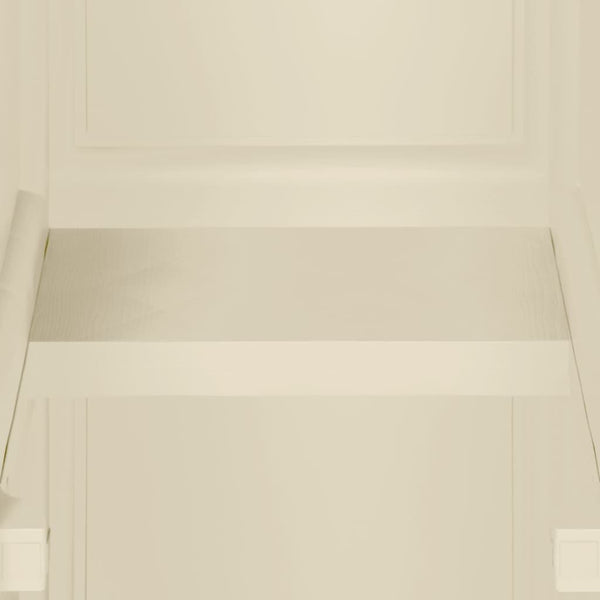 Kunststoffschrank Holzdesign Angora-Weiß 164cm