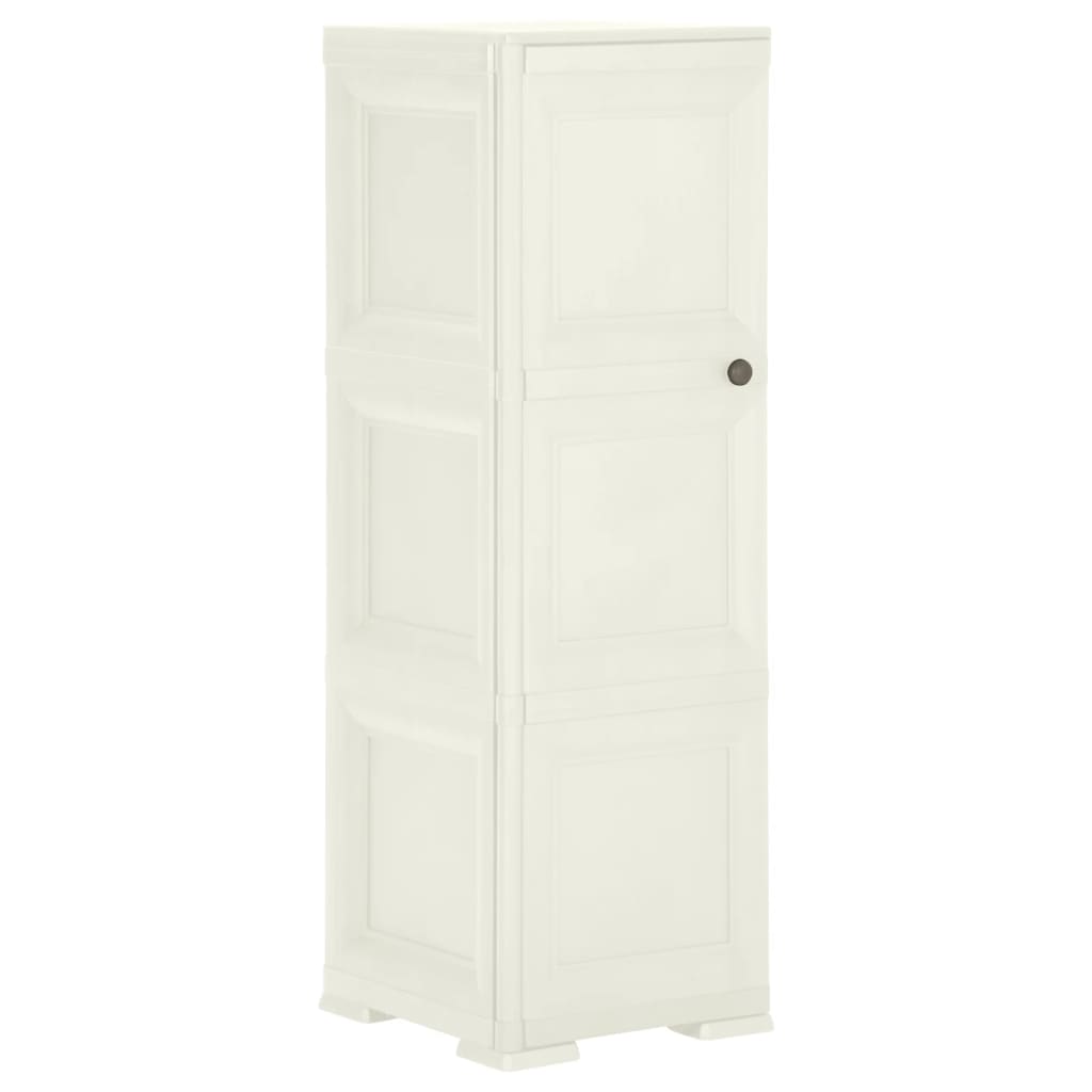Kunststoffschrank Holzdesign Vanilleeis 40x43x125 cm