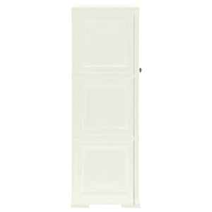 Kunststoffschrank Holzdesign Vanilleeis 40x43x125 cm