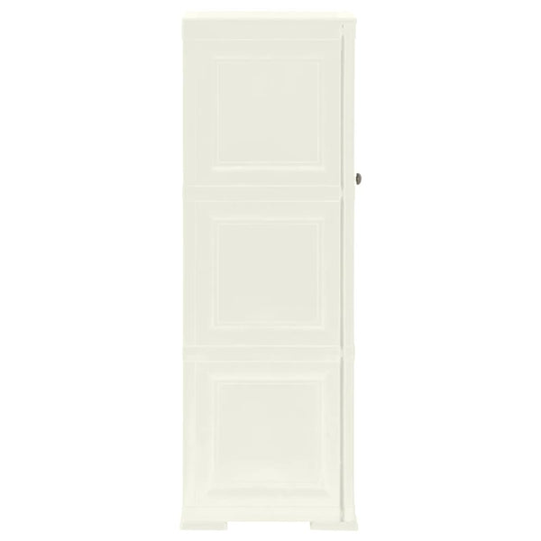Kunststoffschrank Holzdesign Vanilleeis 40x43x125 cm